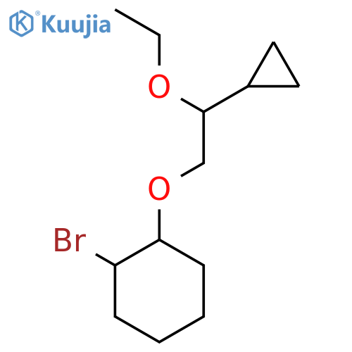 1-bromo-2-(2-cyclopropyl-2-ethoxyethoxy)cyclohexane structure