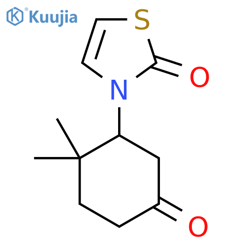 3-(2,2-Dimethyl-5-oxocyclohexyl)-2,3-dihydro-1,3-thiazol-2-one structure