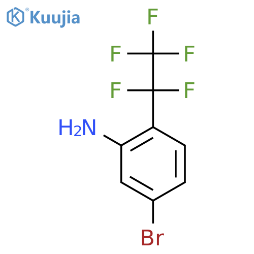 5-bromo-2-(pentafluoroethyl)aniline structure