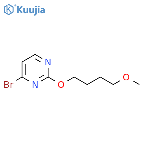 4-bromo-2-(4-methoxybutoxy)pyrimidine structure