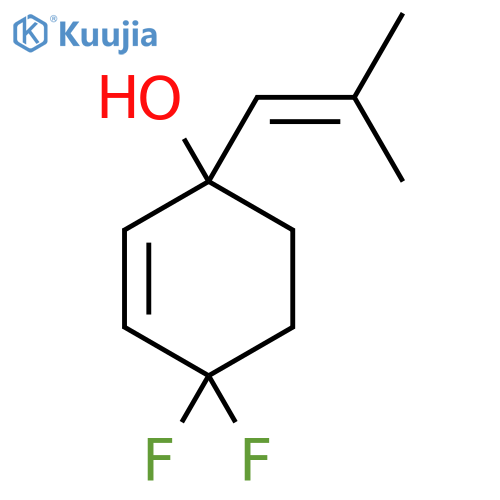 4,4-Difluoro-1-(2-methylprop-1-en-1-yl)cyclohex-2-en-1-ol structure