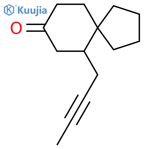 6-(But-2-yn-1-yl)spiro[4.5]decan-8-one structure