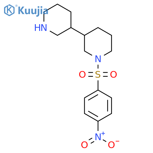 1-(4-Nitrobenzenesulfonyl)-3,3'-bipiperidine structure