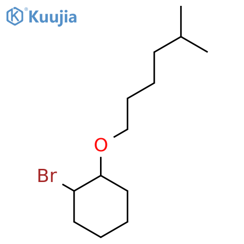 1-bromo-2-(5-methylhexyl)oxycyclohexane structure