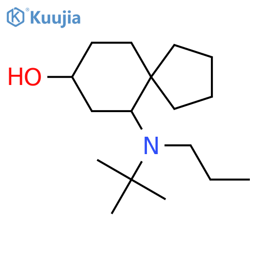 6-[Tert-butyl(propyl)amino]spiro[4.5]decan-8-ol structure