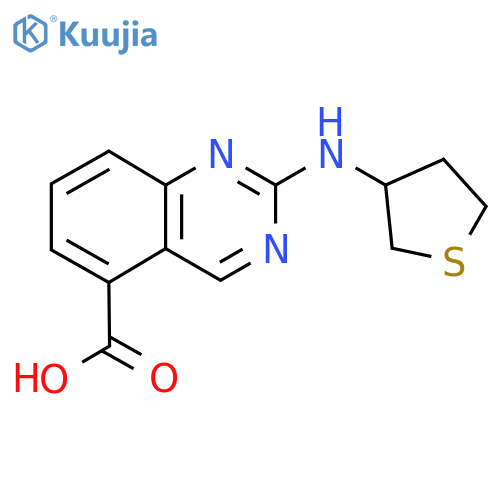 2-(thiolan-3-yl)aminoquinazoline-5-carboxylic acid structure