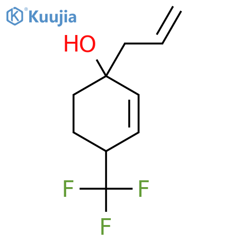 1-(Prop-2-en-1-yl)-4-(trifluoromethyl)cyclohex-2-en-1-ol structure