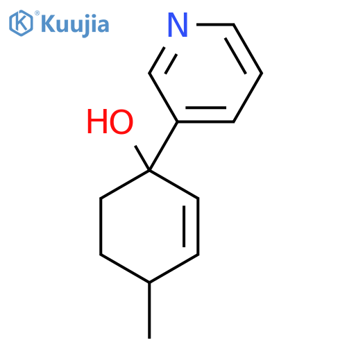 4-Methyl-1-(pyridin-3-yl)cyclohex-2-en-1-ol structure