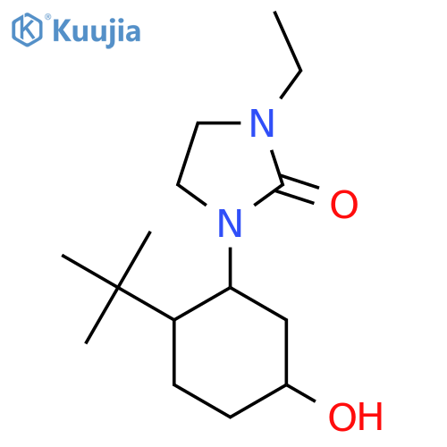 1-(2-Tert-butyl-5-hydroxycyclohexyl)-3-ethylimidazolidin-2-one structure