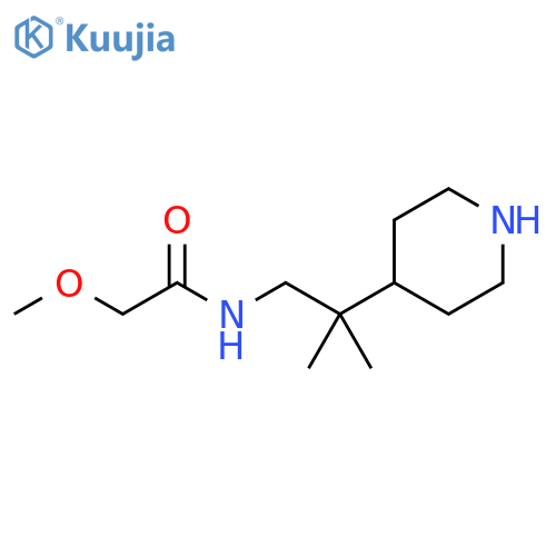 Acetamide, 2-methoxy-N-[2-methyl-2-(4-piperidinyl)propyl]- structure