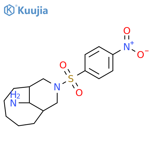 9-(4-Nitrobenzenesulfonyl)-9-azabicyclo[5.3.1]undecan-11-amine structure
