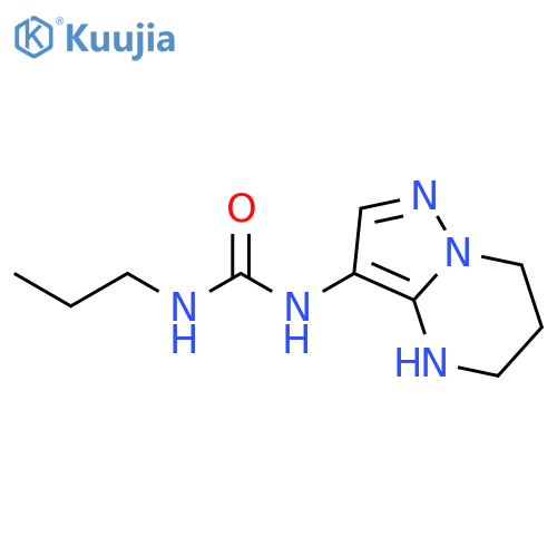 Urea, N-propyl-N'-(4,5,6,7-tetrahydropyrazolo[1,5-a]pyrimidin-3-yl)- structure