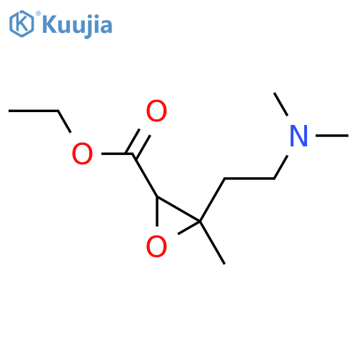 Ethyl 3-[2-(dimethylamino)ethyl]-3-methyloxirane-2-carboxylate structure