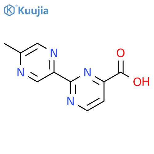 4-Pyrimidinecarboxylic acid, 2-(5-methyl-2-pyrazinyl)- structure