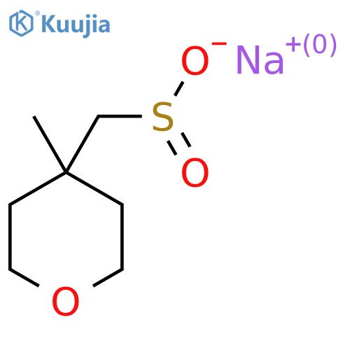 Sodium (4-methyloxan-4-yl)methanesulfinate structure