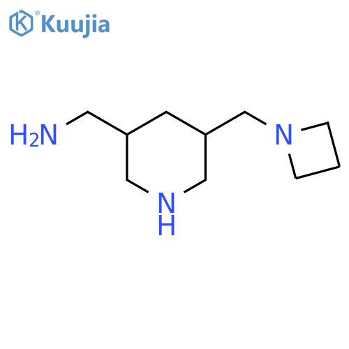 3-Piperidinemethanamine, 5-(1-azetidinylmethyl)- structure