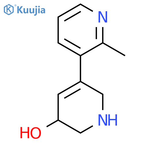 5-(2-Methylpyridin-3-yl)-1,2,3,6-tetrahydropyridin-3-ol structure