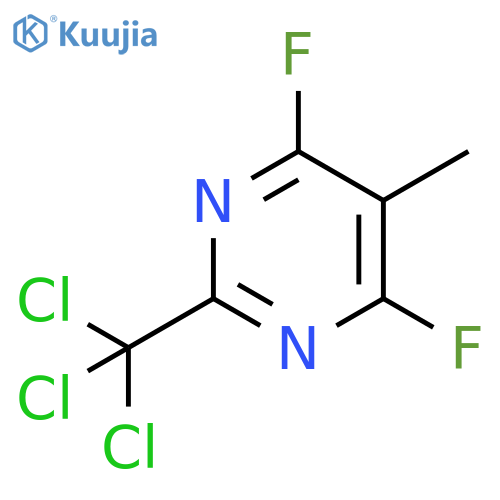 Pyrimidine, 4,6-difluoro-5-methyl-2-(trichloromethyl)- structure