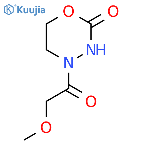 4-(2-Methoxyacetyl)-1,3,4-oxadiazinan-2-one structure