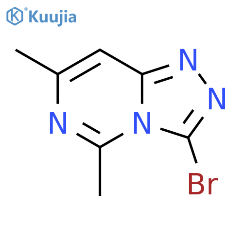 3-Bromo-5,7-dimethyl-[1,2,4]triazolo[4,3-c]pyrimidine structure