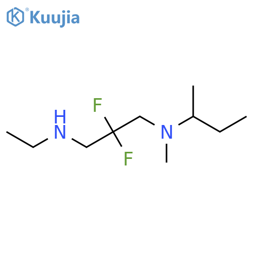 {3-[(Butan-2-yl)(methyl)amino]-2,2-difluoropropyl}(ethyl)amine structure