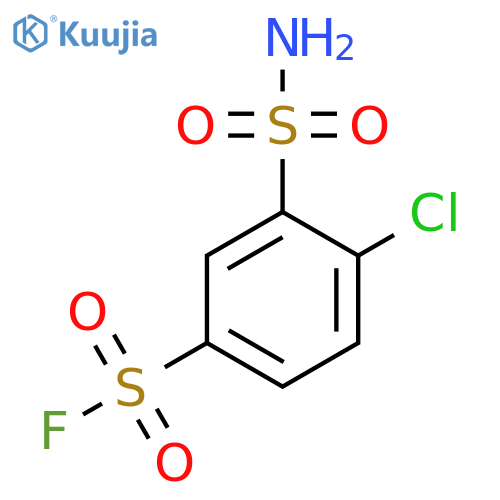 4-Chloro-3-sulfamoylbenzene-1-sulfonyl fluoride structure