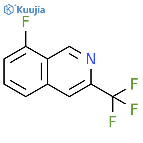 Isoquinoline, 8-fluoro-3-(trifluoromethyl)- structure