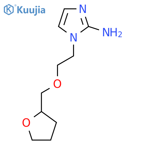 1-{2-(oxolan-2-yl)methoxyethyl}-1H-imidazol-2-amine structure