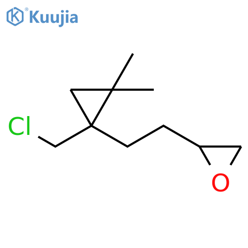 Oxirane, 2-[2-[1-(chloromethyl)-2,2-dimethylcyclopropyl]ethyl]- structure