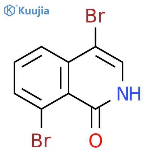 4,8-dibromo-1,2-dihydroisoquinolin-1-one structure
