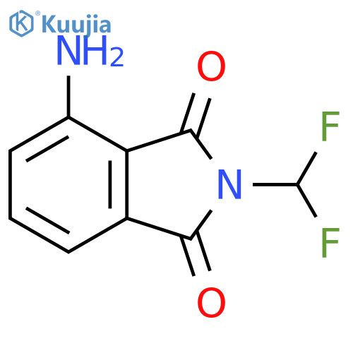 4-amino-2-(difluoromethyl)-2,3-dihydro-1H-isoindole-1,3-dione structure