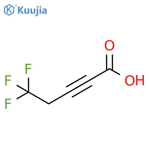 2-Pentynoic acid, 5,5,5-trifluoro- structure