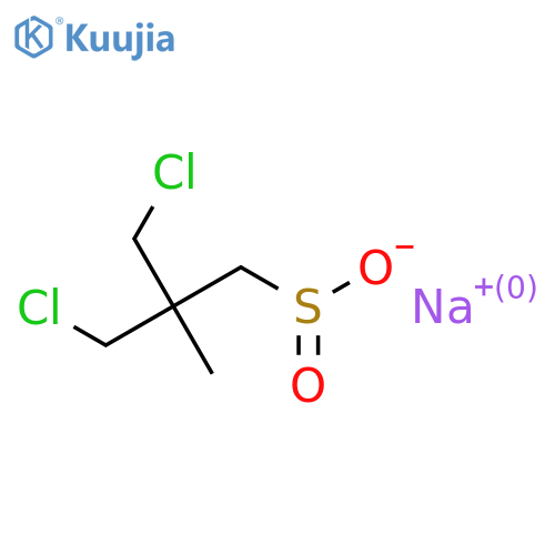 Sodium 3-chloro-2-(chloromethyl)-2-methylpropane-1-sulfinate structure