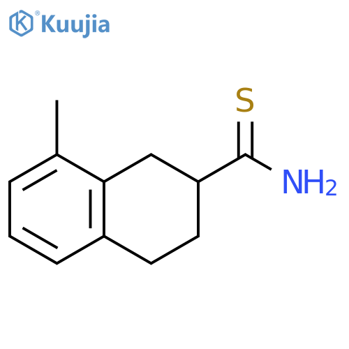 2-Naphthalenecarbothioamide, 1,2,3,4-tetrahydro-8-methyl- structure
