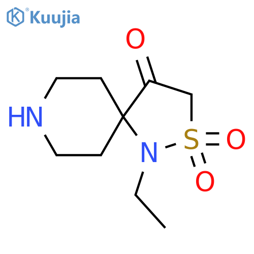 1-ethyl-2lambda6-thia-1,8-diazaspiro4.5decane-2,2,4-trione structure