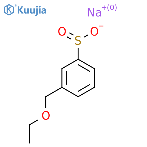 Sodium 3-(ethoxymethyl)benzene-1-sulfinate structure