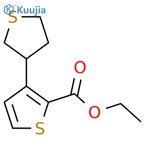Ethyl 3-(thiolan-3-yl)thiophene-2-carboxylate structure