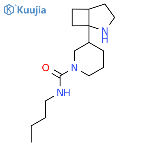 3-{2-azabicyclo[3.2.0]heptan-1-yl}-N-butylpiperidine-1-carboxamide structure