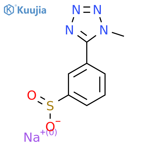 sodium 3-(1-methyl-1H-1,2,3,4-tetrazol-5-yl)benzene-1-sulfinate structure