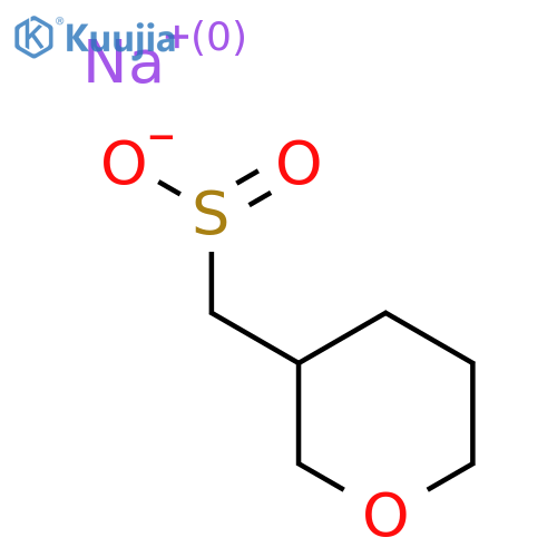 Sodium (oxan-3-yl)methanesulfinate structure