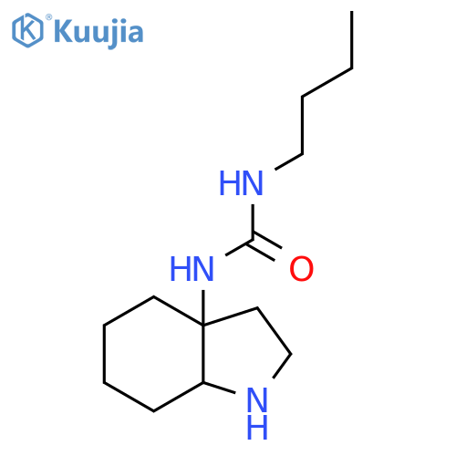 3-butyl-1-(octahydro-1H-indol-3a-yl)urea structure
