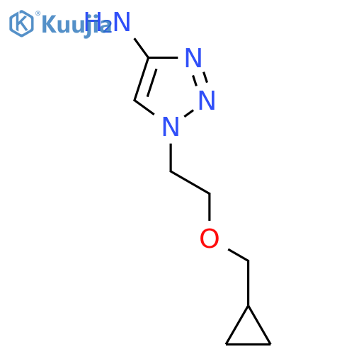 1-2-(cyclopropylmethoxy)ethyl-1H-1,2,3-triazol-4-amine structure