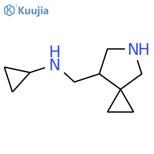 N-({5-azaspiro[2.4]heptan-7-yl}methyl)cyclopropanamine structure