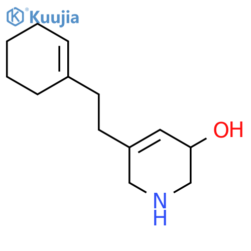 5-[2-(Cyclohex-1-en-1-yl)ethyl]-1,2,3,6-tetrahydropyridin-3-ol structure