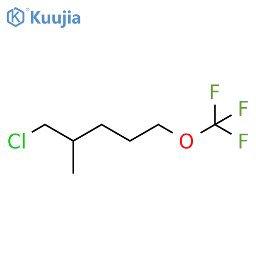 Pentane, 1-chloro-2-methyl-5-(trifluoromethoxy)- structure