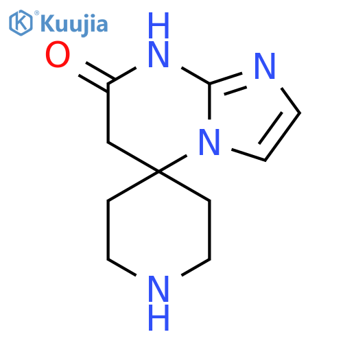 Spiro[imidazo[1,2-a]pyrimidine-5(6H),4'-piperidin]-7(8H)-one structure