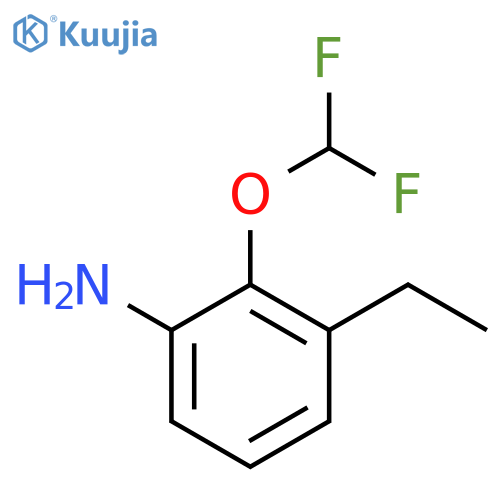 2-(Difluoromethoxy)-3-ethylaniline structure
