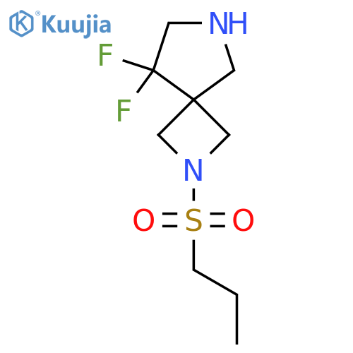 8,8-Difluoro-2-(propane-1-sulfonyl)-2,6-diazaspiro[3.4]octane structure