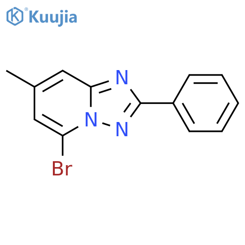 5-bromo-7-methyl-2-phenyl-1,2,4triazolo1,5-apyridine structure