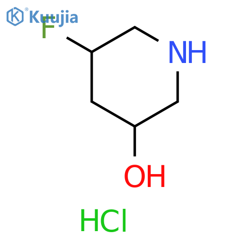5-fluoropiperidin-3-ol hydrochloride structure